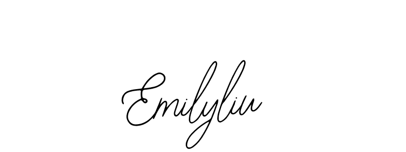 Make a short Emilyliu signature style. Manage your documents anywhere anytime using Bearetta-2O07w. Create and add eSignatures, submit forms, share and send files easily. Emilyliu signature style 12 images and pictures png