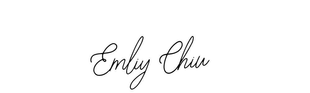 It looks lik you need a new signature style for name Emliy Chiu. Design unique handwritten (Bearetta-2O07w) signature with our free signature maker in just a few clicks. Emliy Chiu signature style 12 images and pictures png