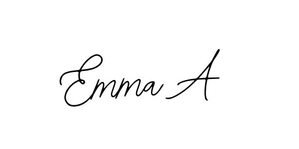 Also You can easily find your signature by using the search form. We will create Emma A name handwritten signature images for you free of cost using Bearetta-2O07w sign style. Emma A signature style 12 images and pictures png