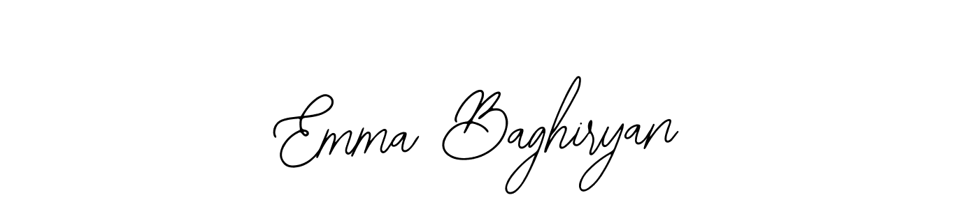 You should practise on your own different ways (Bearetta-2O07w) to write your name (Emma Baghiryan) in signature. don't let someone else do it for you. Emma Baghiryan signature style 12 images and pictures png