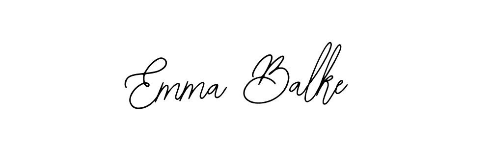 How to make Emma Balke signature? Bearetta-2O07w is a professional autograph style. Create handwritten signature for Emma Balke name. Emma Balke signature style 12 images and pictures png