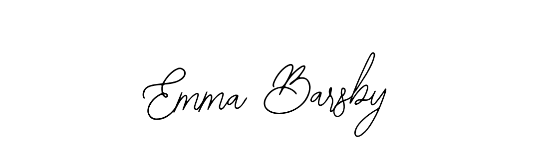 How to make Emma Barsby name signature. Use Bearetta-2O07w style for creating short signs online. This is the latest handwritten sign. Emma Barsby signature style 12 images and pictures png