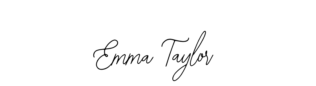if you are searching for the best signature style for your name Emma Taylor. so please give up your signature search. here we have designed multiple signature styles  using Bearetta-2O07w. Emma Taylor signature style 12 images and pictures png