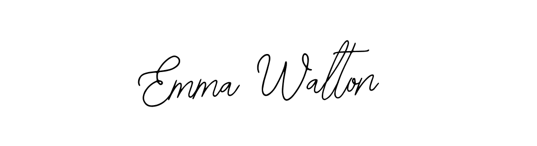 Also You can easily find your signature by using the search form. We will create Emma Walton name handwritten signature images for you free of cost using Bearetta-2O07w sign style. Emma Walton signature style 12 images and pictures png