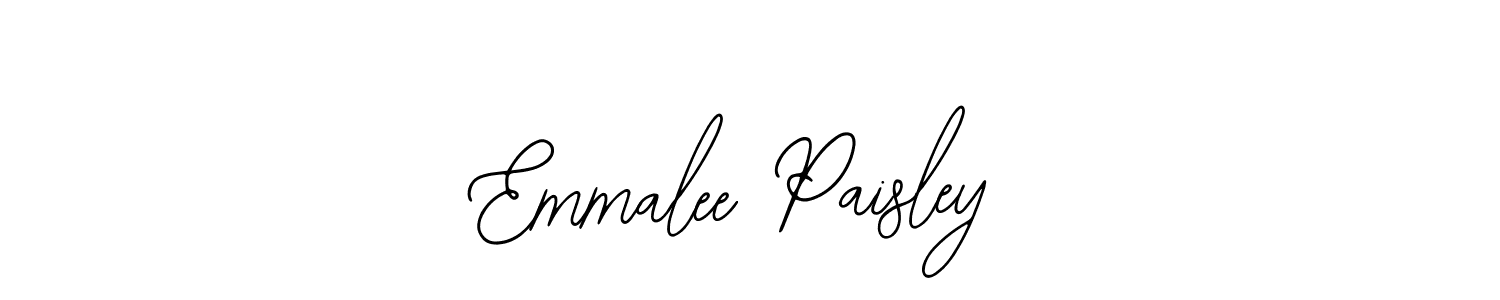 Use a signature maker to create a handwritten signature online. With this signature software, you can design (Bearetta-2O07w) your own signature for name Emmalee Paisley. Emmalee Paisley signature style 12 images and pictures png