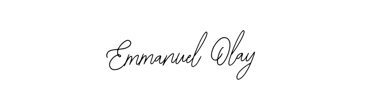 Also we have Emmanuel Olay name is the best signature style. Create professional handwritten signature collection using Bearetta-2O07w autograph style. Emmanuel Olay signature style 12 images and pictures png