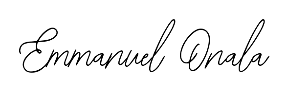 Discover how Emmanuel Onala looks in an executive cursive font (Bearetta-2O07w). Perfect for legal documents, invoices, and certificates. Emmanuel Onala signature style 12 images and pictures png