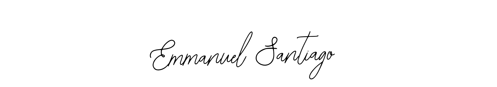 Design your own signature with our free online signature maker. With this signature software, you can create a handwritten (Bearetta-2O07w) signature for name Emmanuel Santiago. Emmanuel Santiago signature style 12 images and pictures png