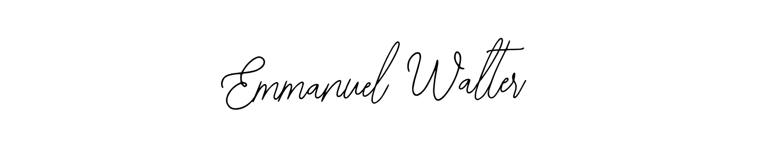 Bearetta-2O07w is a professional signature style that is perfect for those who want to add a touch of class to their signature. It is also a great choice for those who want to make their signature more unique. Get Emmanuel Walter name to fancy signature for free. Emmanuel Walter signature style 12 images and pictures png