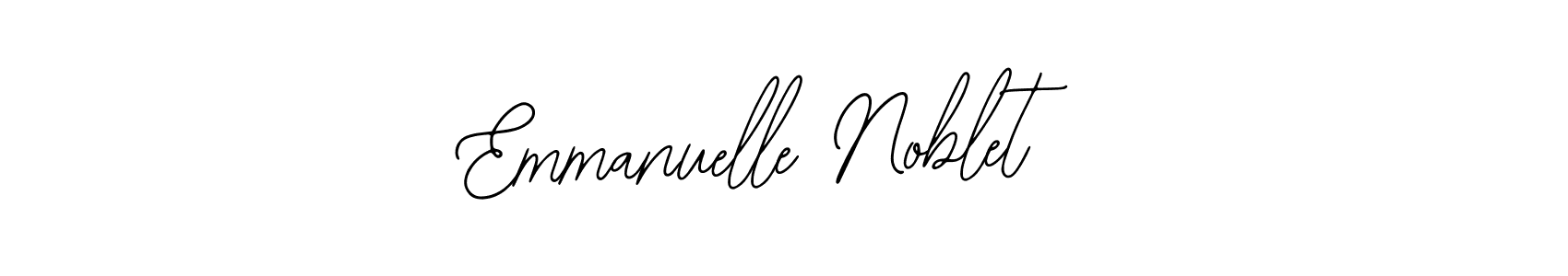 Make a beautiful signature design for name Emmanuelle Noblet. With this signature (Bearetta-2O07w) style, you can create a handwritten signature for free. Emmanuelle Noblet signature style 12 images and pictures png