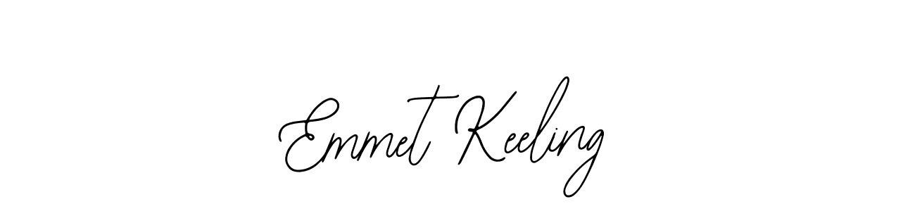 Use a signature maker to create a handwritten signature online. With this signature software, you can design (Bearetta-2O07w) your own signature for name Emmet Keeling. Emmet Keeling signature style 12 images and pictures png