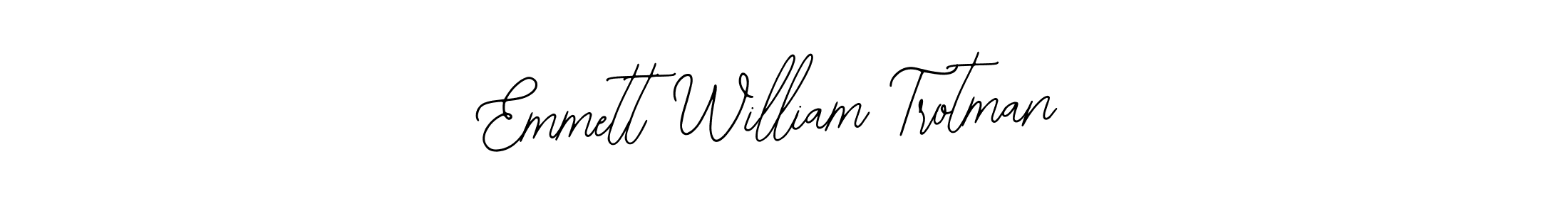 Once you've used our free online signature maker to create your best signature Bearetta-2O07w style, it's time to enjoy all of the benefits that Emmett William Trotman name signing documents. Emmett William Trotman signature style 12 images and pictures png