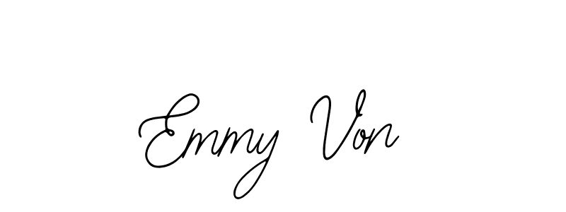 See photos of Emmy Von official signature by Spectra . Check more albums & portfolios. Read reviews & check more about Bearetta-2O07w font. Emmy Von signature style 12 images and pictures png