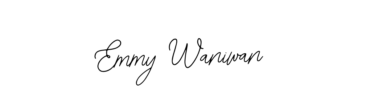 Make a beautiful signature design for name Emmy Waniwan. Use this online signature maker to create a handwritten signature for free. Emmy Waniwan signature style 12 images and pictures png