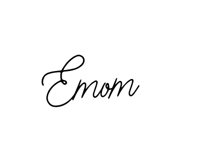 How to make Emom name signature. Use Bearetta-2O07w style for creating short signs online. This is the latest handwritten sign. Emom signature style 12 images and pictures png