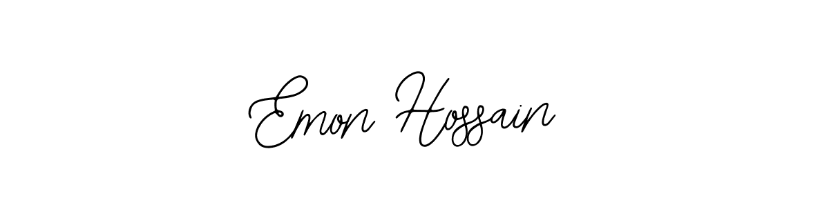 Design your own signature with our free online signature maker. With this signature software, you can create a handwritten (Bearetta-2O07w) signature for name Emon Hossain. Emon Hossain signature style 12 images and pictures png