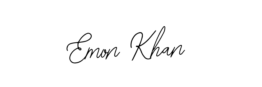 Similarly Bearetta-2O07w is the best handwritten signature design. Signature creator online .You can use it as an online autograph creator for name Emon Khan. Emon Khan signature style 12 images and pictures png