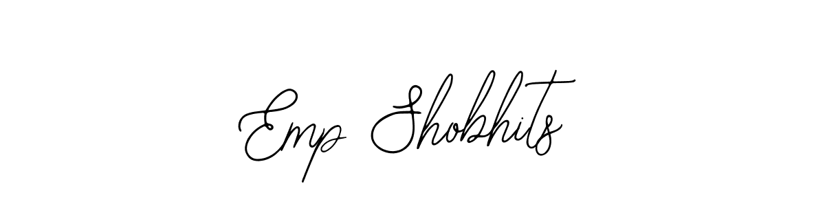 Also You can easily find your signature by using the search form. We will create Emp Shobhits name handwritten signature images for you free of cost using Bearetta-2O07w sign style. Emp Shobhits signature style 12 images and pictures png