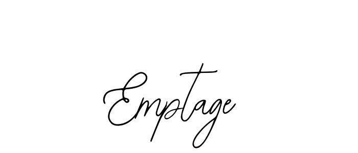 Use a signature maker to create a handwritten signature online. With this signature software, you can design (Bearetta-2O07w) your own signature for name Emptage. Emptage signature style 12 images and pictures png