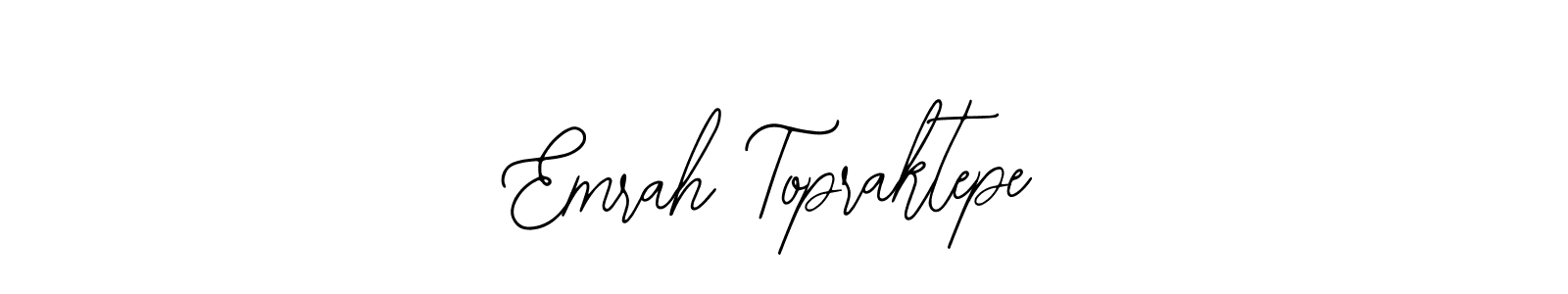 This is the best signature style for the Emrah Topraktepe name. Also you like these signature font (Bearetta-2O07w). Mix name signature. Emrah Topraktepe signature style 12 images and pictures png