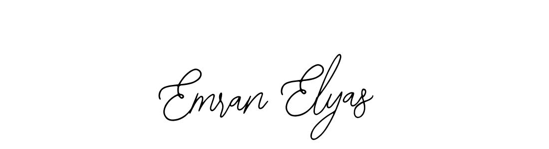 Design your own signature with our free online signature maker. With this signature software, you can create a handwritten (Bearetta-2O07w) signature for name Emran Elyas. Emran Elyas signature style 12 images and pictures png
