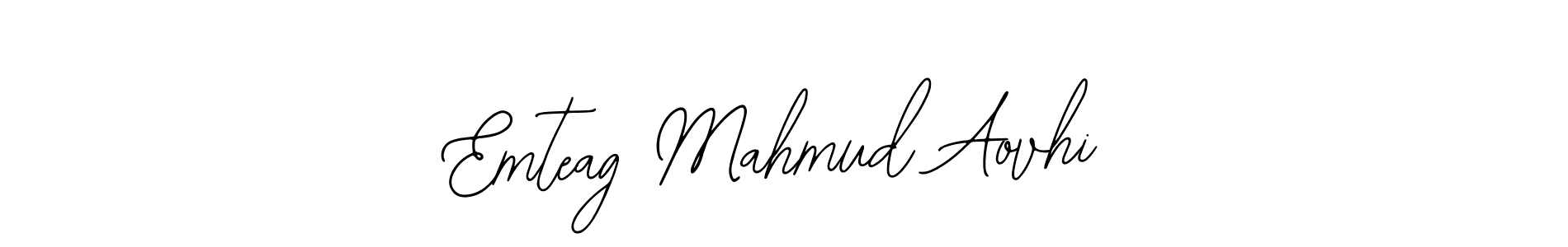 Use a signature maker to create a handwritten signature online. With this signature software, you can design (Bearetta-2O07w) your own signature for name Emteag Mahmud Aovhi. Emteag Mahmud Aovhi signature style 12 images and pictures png