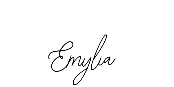 if you are searching for the best signature style for your name Emylia. so please give up your signature search. here we have designed multiple signature styles  using Bearetta-2O07w. Emylia signature style 12 images and pictures png