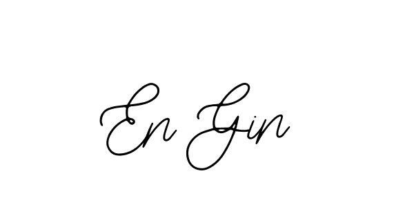 Use a signature maker to create a handwritten signature online. With this signature software, you can design (Bearetta-2O07w) your own signature for name En Gin. En Gin signature style 12 images and pictures png