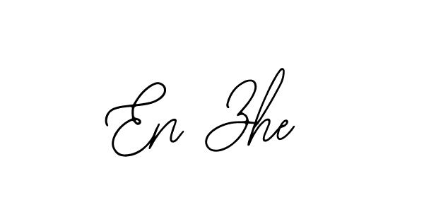 How to make En Zhe signature? Bearetta-2O07w is a professional autograph style. Create handwritten signature for En Zhe name. En Zhe signature style 12 images and pictures png