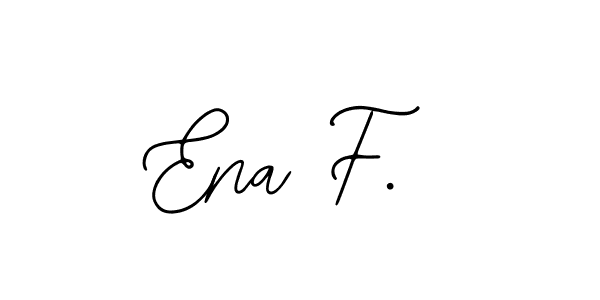 Ena F. stylish signature style. Best Handwritten Sign (Bearetta-2O07w) for my name. Handwritten Signature Collection Ideas for my name Ena F.. Ena F. signature style 12 images and pictures png