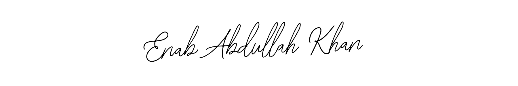 Make a beautiful signature design for name Enab Abdullah Khan. Use this online signature maker to create a handwritten signature for free. Enab Abdullah Khan signature style 12 images and pictures png