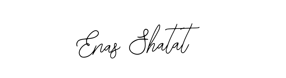 Use a signature maker to create a handwritten signature online. With this signature software, you can design (Bearetta-2O07w) your own signature for name Enas Shatat. Enas Shatat signature style 12 images and pictures png