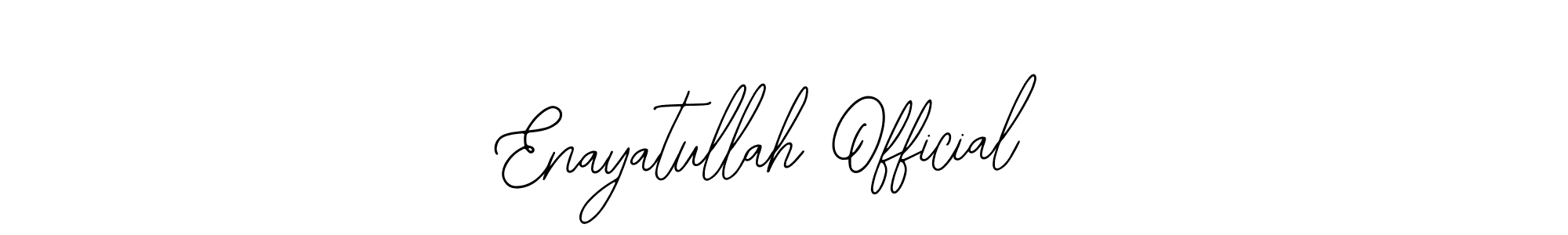Enayatullah Official stylish signature style. Best Handwritten Sign (Bearetta-2O07w) for my name. Handwritten Signature Collection Ideas for my name Enayatullah Official. Enayatullah Official signature style 12 images and pictures png