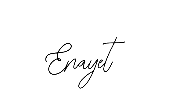 How to make Enayet signature? Bearetta-2O07w is a professional autograph style. Create handwritten signature for Enayet name. Enayet signature style 12 images and pictures png