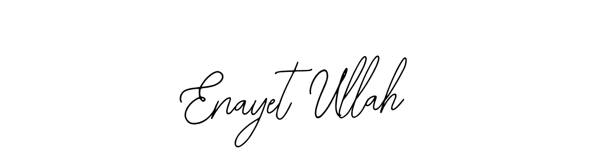 How to make Enayet Ullah name signature. Use Bearetta-2O07w style for creating short signs online. This is the latest handwritten sign. Enayet Ullah signature style 12 images and pictures png