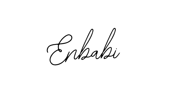 Use a signature maker to create a handwritten signature online. With this signature software, you can design (Bearetta-2O07w) your own signature for name Enbabi. Enbabi signature style 12 images and pictures png