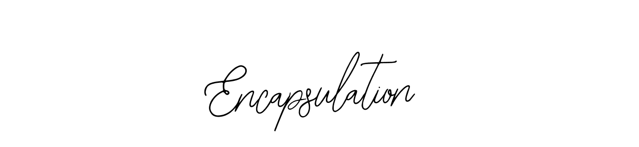 Use a signature maker to create a handwritten signature online. With this signature software, you can design (Bearetta-2O07w) your own signature for name Encapsulation. Encapsulation signature style 12 images and pictures png