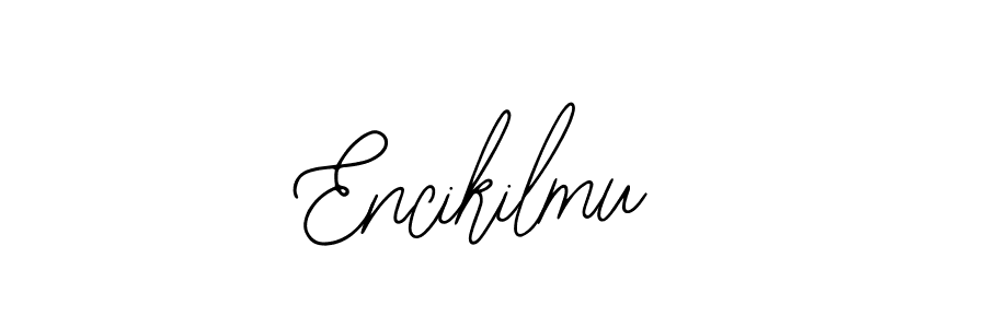 You should practise on your own different ways (Bearetta-2O07w) to write your name (Encikilmu) in signature. don't let someone else do it for you. Encikilmu signature style 12 images and pictures png