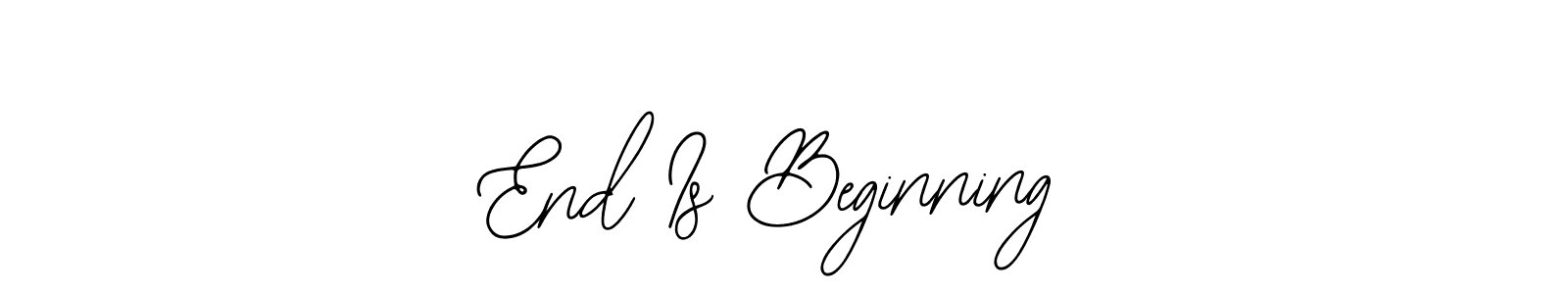 Design your own signature with our free online signature maker. With this signature software, you can create a handwritten (Bearetta-2O07w) signature for name End Is Beginning. End Is Beginning signature style 12 images and pictures png