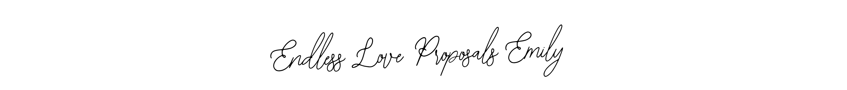 Use a signature maker to create a handwritten signature online. With this signature software, you can design (Bearetta-2O07w) your own signature for name Endless Love Proposals Emily. Endless Love Proposals Emily signature style 12 images and pictures png