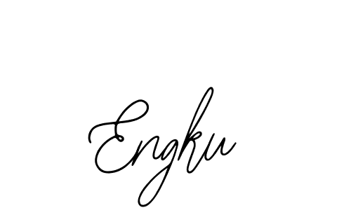 if you are searching for the best signature style for your name Engku. so please give up your signature search. here we have designed multiple signature styles  using Bearetta-2O07w. Engku signature style 12 images and pictures png