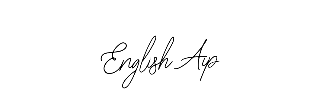 Best and Professional Signature Style for English Aip. Bearetta-2O07w Best Signature Style Collection. English Aip signature style 12 images and pictures png