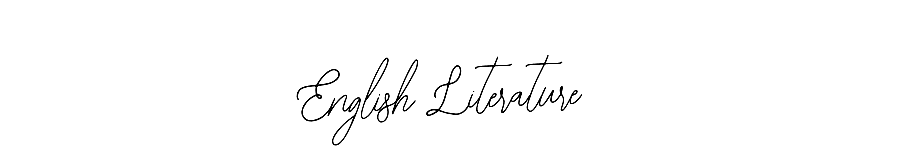 Use a signature maker to create a handwritten signature online. With this signature software, you can design (Bearetta-2O07w) your own signature for name English Literature. English Literature signature style 12 images and pictures png