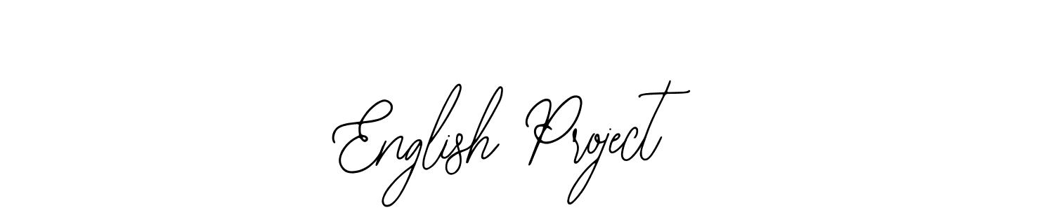 Once you've used our free online signature maker to create your best signature Bearetta-2O07w style, it's time to enjoy all of the benefits that English Project name signing documents. English Project signature style 12 images and pictures png