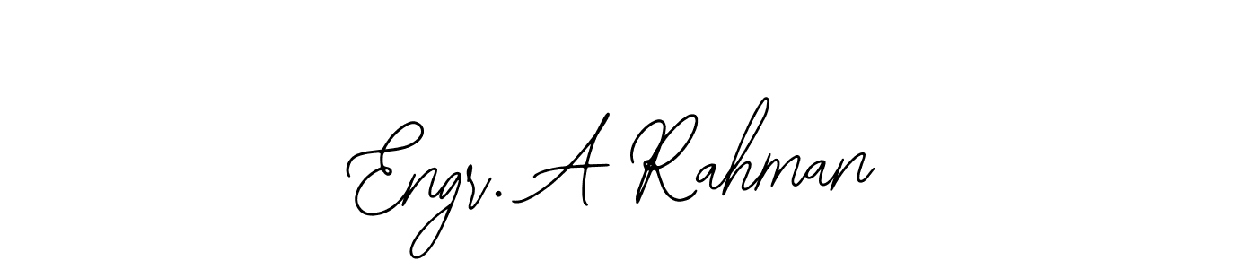 Create a beautiful signature design for name Engr. A Rahman. With this signature (Bearetta-2O07w) fonts, you can make a handwritten signature for free. Engr. A Rahman signature style 12 images and pictures png