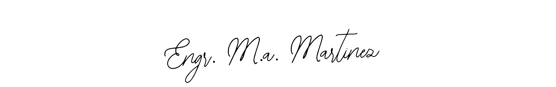 This is the best signature style for the Engr. M.a. Martinez name. Also you like these signature font (Bearetta-2O07w). Mix name signature. Engr. M.a. Martinez signature style 12 images and pictures png