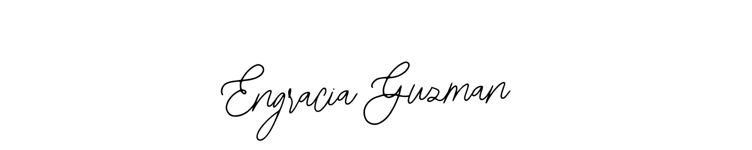 Bearetta-2O07w is a professional signature style that is perfect for those who want to add a touch of class to their signature. It is also a great choice for those who want to make their signature more unique. Get Engracia Guzman name to fancy signature for free. Engracia Guzman signature style 12 images and pictures png