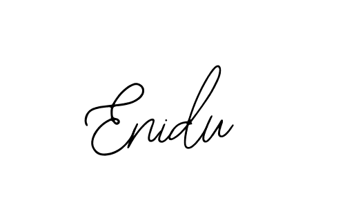 Make a beautiful signature design for name Enidu. With this signature (Bearetta-2O07w) style, you can create a handwritten signature for free. Enidu signature style 12 images and pictures png