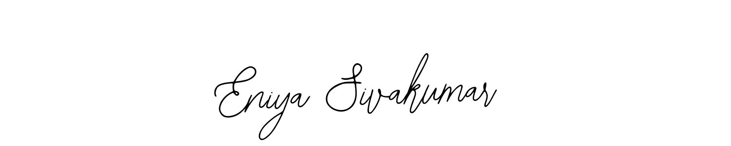 How to make Eniya Sivakumar name signature. Use Bearetta-2O07w style for creating short signs online. This is the latest handwritten sign. Eniya Sivakumar signature style 12 images and pictures png