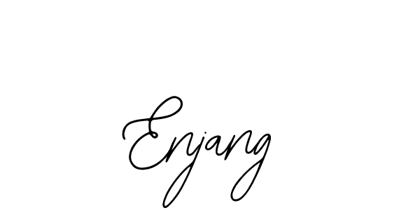 if you are searching for the best signature style for your name Enjang. so please give up your signature search. here we have designed multiple signature styles  using Bearetta-2O07w. Enjang signature style 12 images and pictures png